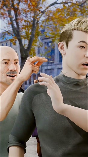 The Ear Cleaning Scam In Tourist Area 👂#shorts