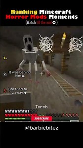 Ranking Top 3 Minecraft Horror Mods😭 #roblox #minecraft #freepalaestine #horror#horrormods