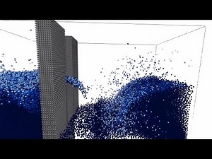 Smoothed Particle Hydrodynamics (SPH) Fluid Simulation