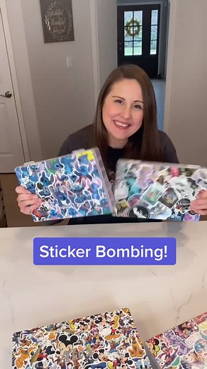 DIY Sticker Bombing for Disney Fans
