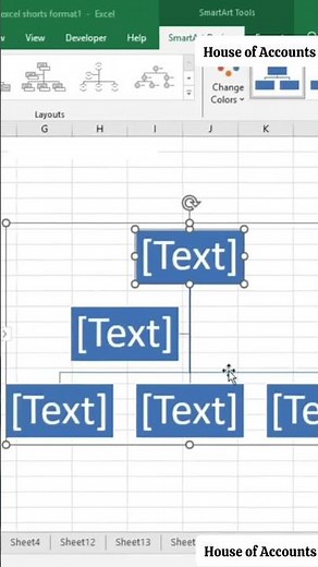 Use of Smart Art in Excel