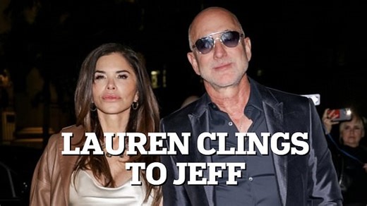 Lauren Sanchez rocks VERY low-cut to NYFW event with Jeff Bezos