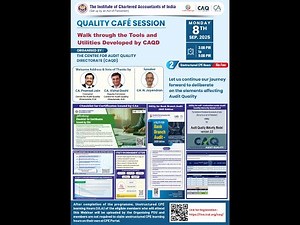 Webinar on “Walk through the Tools and Utilities developed by CAQD”