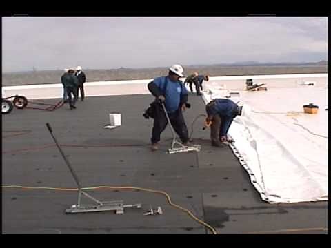 Duro-Last Roofing being installed