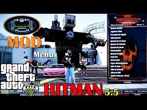 Mod Menu Hitman 5.5 Gta V para XBOX 360 ( RGH ) muito top + Tutorial de como instalar.