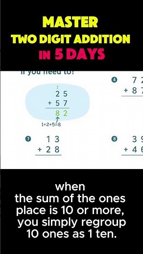 [TPT worksheets] addtion with regrouping | grade 2 | elementary math | for kids | basic | lessons