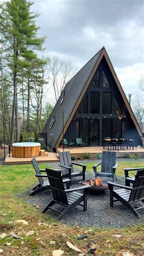 Cute Mori A Frame Cabin in the Poconos
