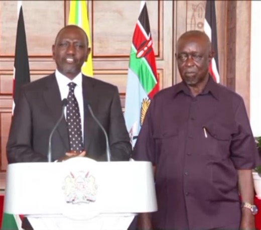 President Ruto officially announcing the passing of Hon Raila Odinga | The Reporter KE