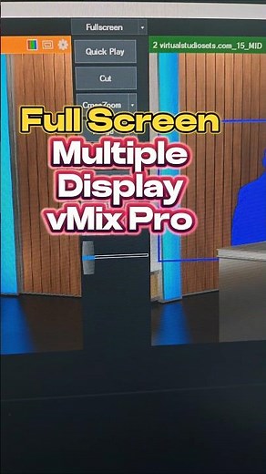 Full Screen Multiple Monitor vMix #vmix #vmixtutorial #vineetpandeyvmix #treanding #youtubeshorts