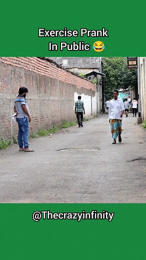 9.4M views · 10K reactions | Exercise Prank In Kolkata 藍 #comedy #pranks | The Crazy Infinity | Facebook