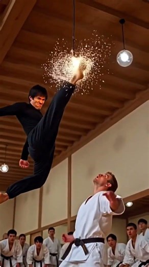 😳💡 No One Expected This Bruce Lee High Kick…