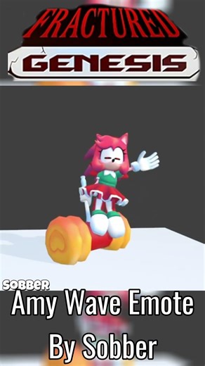 Amy Wave Emote Concept | Fractured Genesis