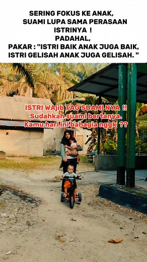 2.3K views · 4.7K reactions | Utamakan perasaan istri mu ya pak...! #realita #fypreels #baperkonten #rumahtangga #reels #suamiistri | Salsabillaraffani | Facebook