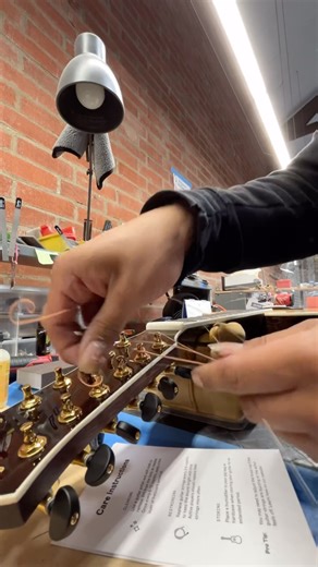 Orangewood Guitars | 10x speed turns this 12-string restring into magic | Instagram