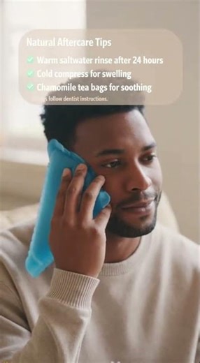 Had a tooth extraction? Try these simple natural aftercare tips.