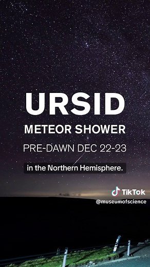 Don’t miss the final meteor shower of the year! The Ursid Meteor Shower peaks on December 22nd and 23rd in the Northern Hemisphere, 3 hours before sunrise. Originating from Comet 8P/Tuttle we can expect 5 to 10 meteors per hour under ideal conditions. #Space #Meteor #Asteroid #Astronomy #MeteorShower #SkyGazing