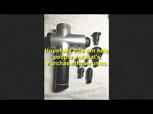 Percussion Massage Gun, Deconstruction and Maintenance