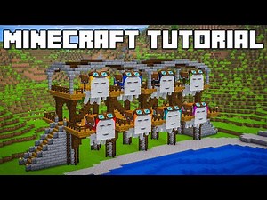 How to build a Happy Ghast DOCK! (Easy Tutorial!)