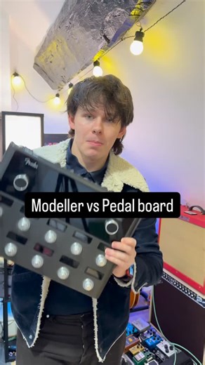 Ciaran Marshall on Instagram: "Modeller VS Pedal board! FIGHT! I filmed so much more than what is on the video so if you guys like i can do a pt2 and dive a whole lot deeper. * * * * * #guitar #Modeller #pedalboard"
