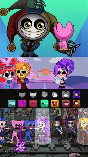 Playtime Remix Huggy Wuggy vs Lily Lovely? | Friday Night Funkin' #fnf #poppyplaytime #shorts