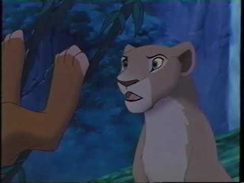 The Lion King (1994) Simba and Nala Argument Scene (VHS Capture)