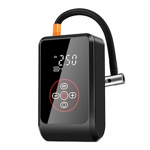 Compresor Auto, 3 in 1, Portabil, Wireless, Afisaj Digital LED, 40 L/min, Pmax 10.3 Bar/150 PSI, Oprire Automata, Cip cu Inteligenta Artificiala, Power Bank, 2000mAh, Cablu Auto 12V, Lanterna Semnalizare S.O.S. LED, Alimentare USB, Husa Depozitare, Negru - eMAG.ro