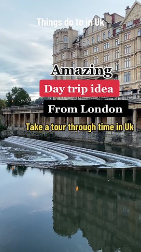 Bath is a wonderful city in England helps you go back in times. Incredible day trip idea from London. Have you seen this marvelous and breathtaking place? #visituk #bathengland #placestovisitintheuk #uk #england #londontown #londondaytrip #daytripfromlondon #ukplacestovisit #londonweekend #traveltouk #londoncontentcreator #thingstodoinlondon #wheretogoinuk #londontrip #londonfun #travelideas