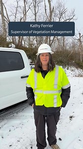 This is what power line protection looks like! Our Supervisor Kathy Ferrier sets the scene for some serious aerial action as a helicopter armed with eight rotating saw blades trims tree limbs along our Middletown transmission lines to help prevent outages for our customers. | Eversource CT