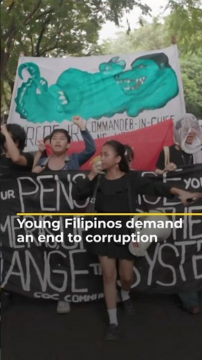 Young Filipinos demand an end to corruption | 101 East #shorts