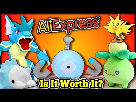 We Tried to Find ONE Real Pokémon Plush on AliExpress | (ft. ‪@pittoopokemon‬)