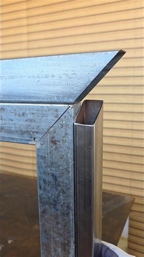 Beginner welders should immediately know this square tube connection technique #welder #joining