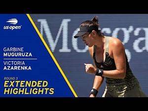 Garbine Muguruza vs Victoria Azarenka Extended Highlights | 2021 US Open Round 3