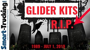 Well it's finally come to be, the day us Old School truck owners have dreaded. July 1, 2019 Glider kits will cease to be manufactured by the big truck manufacturers -- Peterbilt, Kenworth, Freightliner. Fitzgerald Glider Kits, probably the biggest glider kit company, will no longer be building these trucks. WATCH THE VIDEO TO LEARN MORE (AND GET A GREAT LOT LIZARD STORY WHICH MANY OF YOU HAVE BEEN ASKING FOR!) | Smart Trucking
