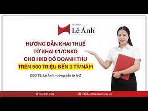 Instructions for Filing Tax Declaration Form 01/CNKD for Household Businesses (Step-by-Step Detai...