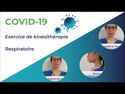COVID - Exercices kinésithérapie : respiratoire