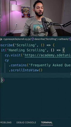 How to scroll in Cypress | Cypress software testing tips | Part 1 | SDET Unicorns
