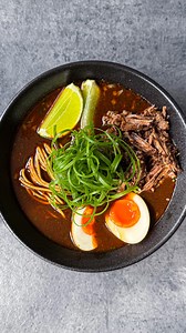 Birria Ramen 🍜 Combing two classics to make a very delicious bowl of ramen - slow cooked, pull-apart and tender beef short ribs, umami packed spiced birria broth, chewy noodles and lots of fresh garnishes… you just can’t beat it! Full written recipe up on my Substack, link in bio 🔥 | Sam Way