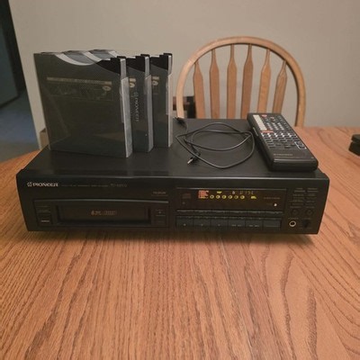 VTG PIONEER 6 DISC MULTI PLAY CD PLAYER PD-M702 (3) CARTRIDGES AND REMOTE | eBay