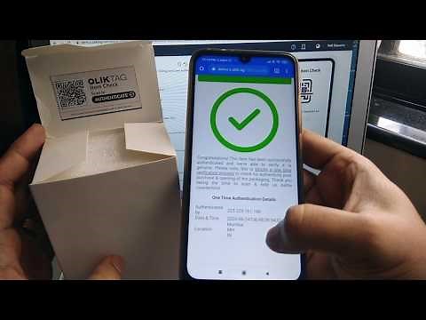 Simple Product Authentication & Anti Counterfeit Solution Configured on the Qliktag IoT Platform