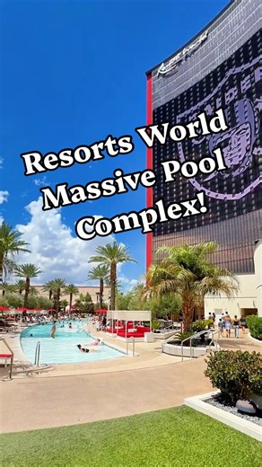 Resorts World 2026: Lunch by the pool#vegas #lasvegas #vegasfood #vegaslocals #resortsworld #casino