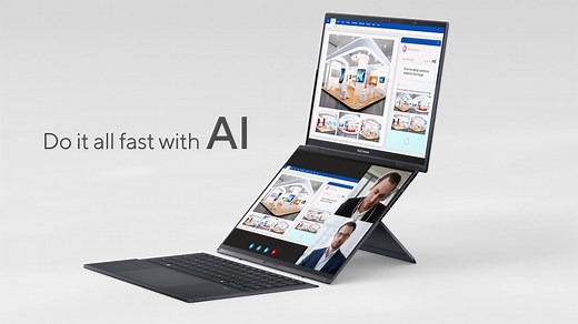 Why settle for one screen when you can have two? 😏 The Zenbook Duo lets you switch between Laptop Mode, Dual Screen Mode, Desktop Mode, and more - all while staying light (1.35kg), tough and unplugged (up to 13 hours battery). Oh, and did we mention the detachable backlit keyboard?😎 Learn More - https://lk.asus.click/32hk5q #SimplifyWithIncredibleAI #ASUSZenbookDuo #IntelLaptop #Intel #ASUSAIPC #AIPC | ASUS