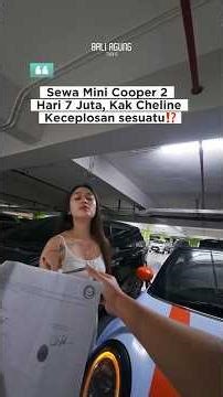 Kakak cantik nyewa mini cooper 7JUTA⁉️😍 #shorts #bali