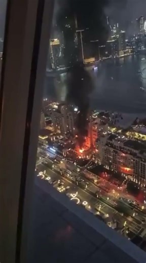 🚨More from hotel fire in Dubai!
