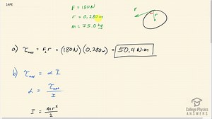 OpenStax College Physics, Chapter 10, Problem 14 (Problems & Exercises)