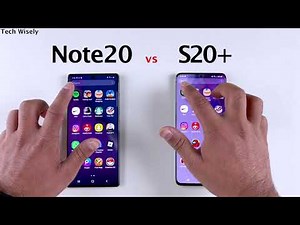 Samsung Note 20 5G vs S20+ 5G | SPEED TEST