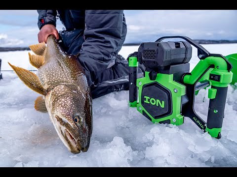 The all new Ion Alpha Plus ice auger!