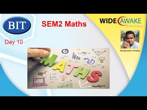 BIT SEM2 Maths - Day 10