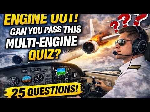 Can you Pass this Multi-engine Quiz? 25 Questions!