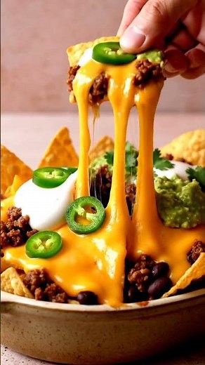 Loaded Nachos 🧀🌮 | Cheesy, Crispy & Easy!
