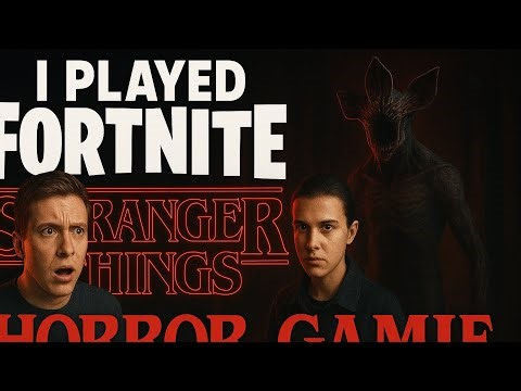 FORTNITE x STRANGER THINGS HORROR MAP… I Actually Screamed 😭😱🔥